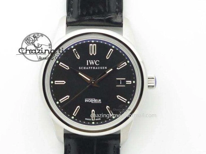 MIROTIME 0717 Timeless Big Pilot Real PR IW500901 ZF 1:1 Best Edition On Black Leather Strap A 7340